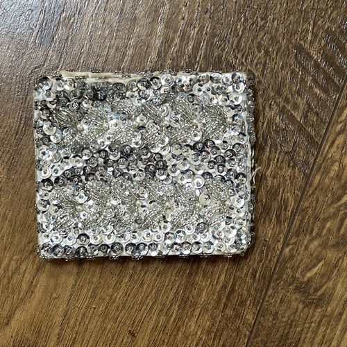 Vintage Designed By Walborg Handmade Sequin Wallet 1950's - Picture 2 of 8