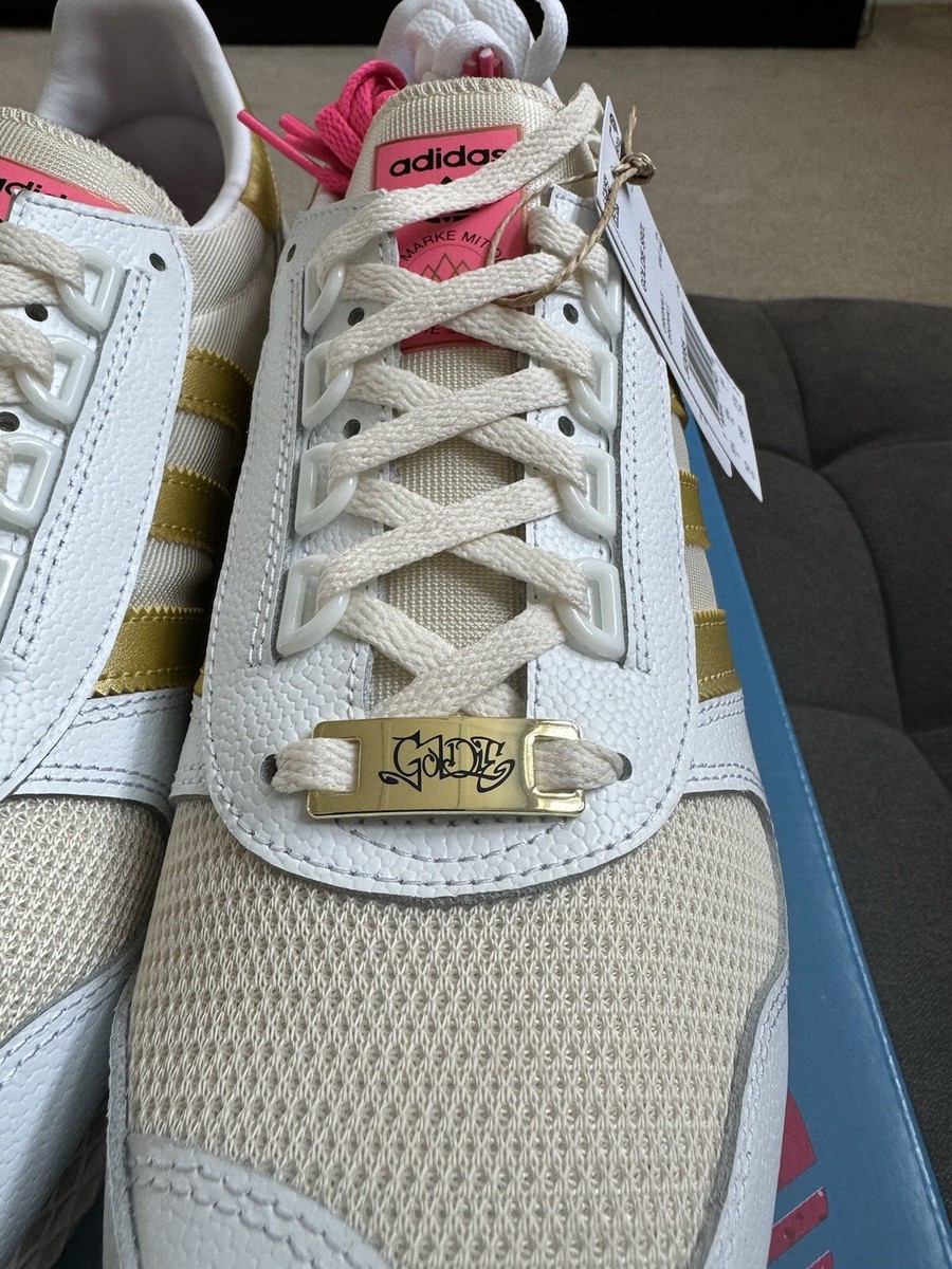 Size 10 - adidas Goldie x Silverbirch SPZL White Gold Size 10 - adidas Goldie x Silverbirch SPZL White Gold