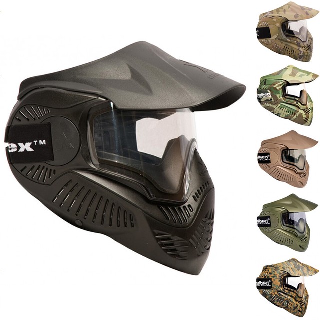 Valken Sly Annex Mi-7 Black With Thermal Anti-fog Clear Lens Goggle Mask for sale online