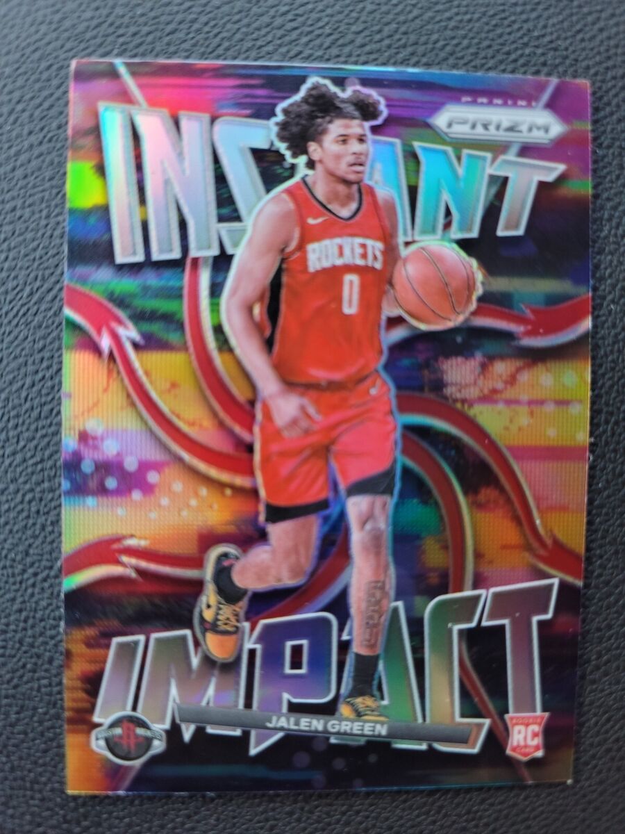 💎 JALEN GREEN 2021-22 PANINI PRIZM 'INSTANT IMPACT SILVER 💎 JALEN GREEN 2021-22 PANINI PRIZM 'INSTANT IMPACT SILVER