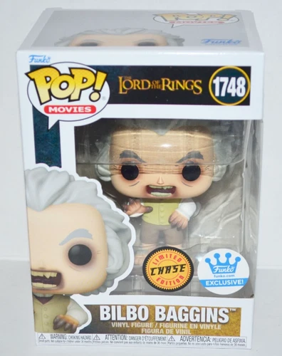 Funko POP! Lord of the Rings Hobbit Bilbo Baggins #1748 CHASE Exclusive MINT🔥