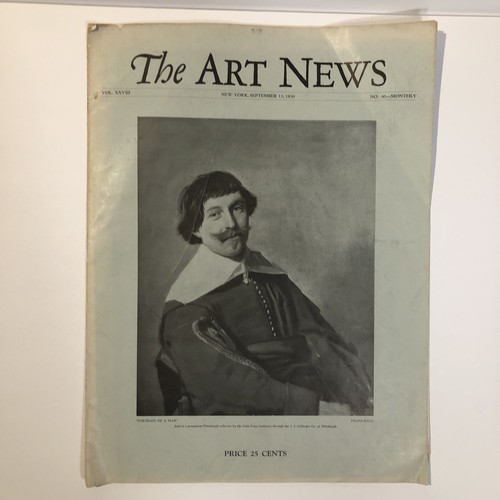 THE ART NEWS - ARTnews - Vol 28 - Sep 13 1930 - No. 40 Hals Botticelli Bracci - Picture 2 of 12