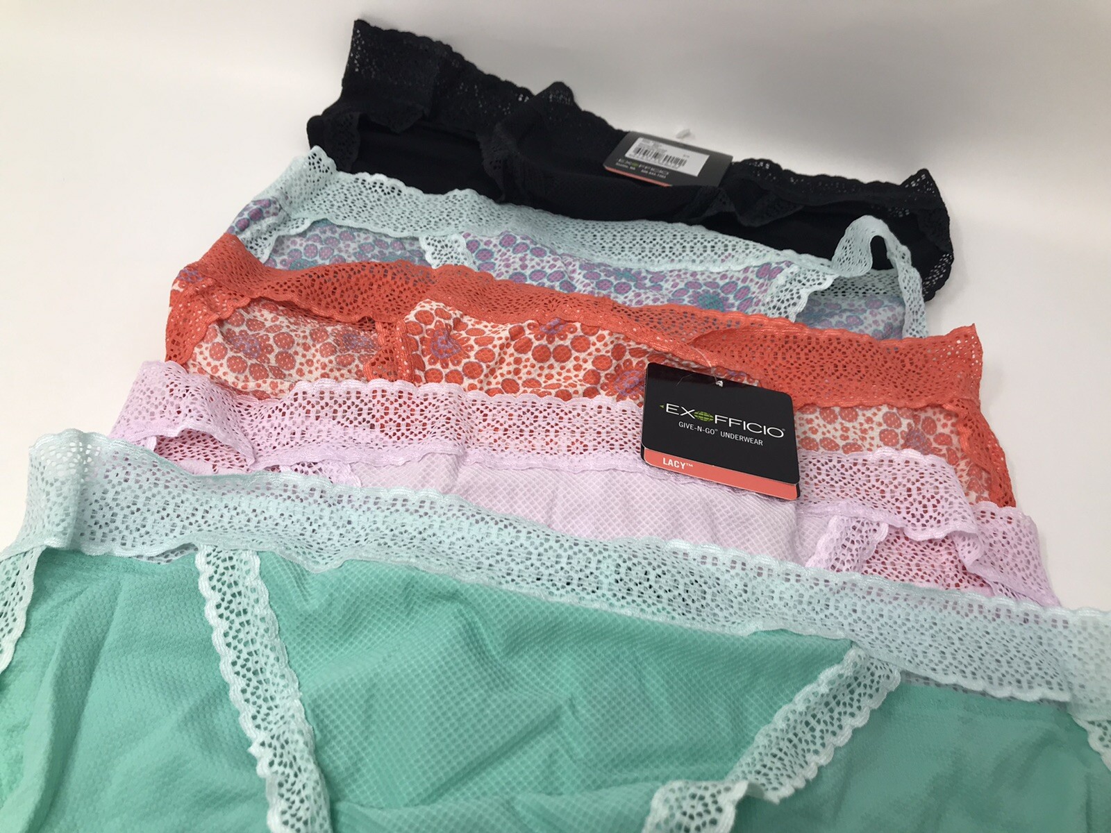 ExOfficio Women's Low Rise Lacy Underwear - Sizes XS, S, M, L - NEW IN BOX!  - Helia Beer Co