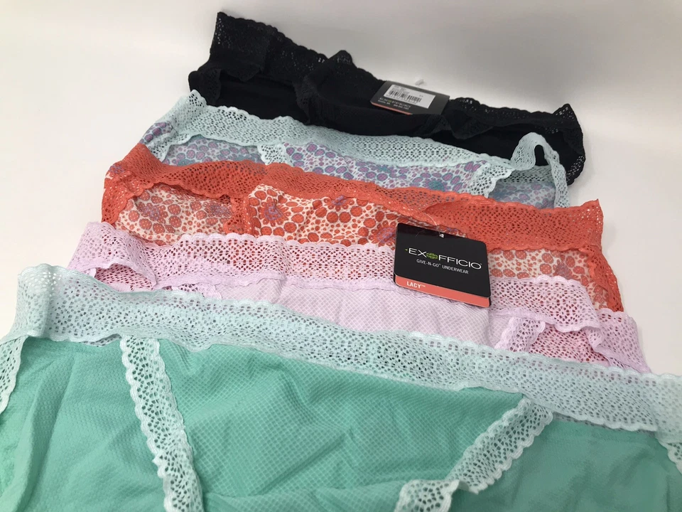 ExOfficio Women's Low Rise Lacy Underwear - Sizes XS, S, M, L, XL - NEW IN BOX! - Image 3 of 4