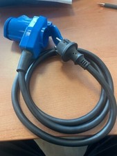 Adapter cable 1.5 m 3 x 2.5 mm  from Schuko plug to 1 x CEE 16A  1 x Schuko ...