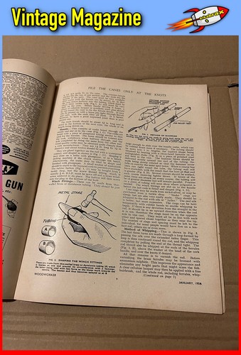 Vintage Woodworker Magazine 1950s Wood Working Carpentry Magazine (Select Item) - Imagen 11 de 37
