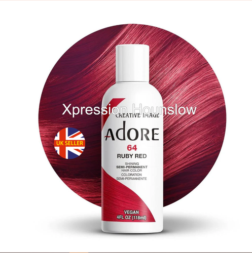 2X Adore Hair Dye All Shades Semi Permanent 118ml – Vegan, Ammonia-Free ORIGINAL - Picture 14 of 36
