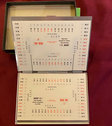 Vintage Autobridge Play-Yourself Bridge Game with Extra Hands Sheets & Scoring - Picture 3 of 3