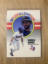 1990 Fleer All Star Team #1 Harold Baines Texas Rangers HOF
