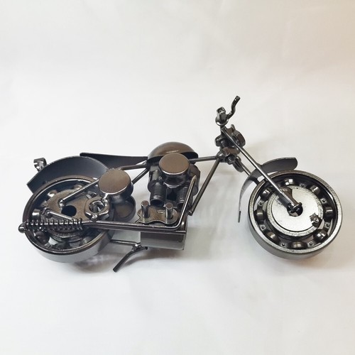 Handmade Motorcycle Diecast Model Collection Metal Motorbike Sculpture Toy Gift - Picture 20 of 24