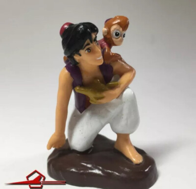 Aladdin & Abu PVC Figur 5Cm. Disney Applaus China