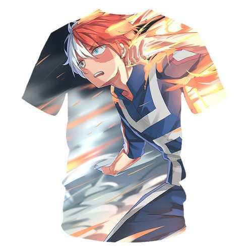 My Boku no Hero Academia Short Sleeve T-shirt Men Women 3D Print Tee Tops - Bild 38 von 41