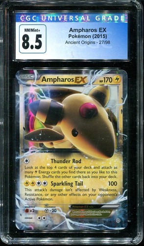 Ampharos-EX graded CGC 8.5 for sale on eBay