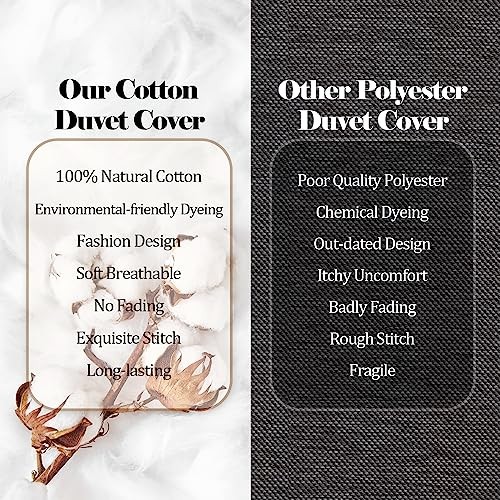 Merry Christmas 100% Cotton Duvet Cover Cute Elk Wild Animals Bedding Set for - Picture 8 of 8