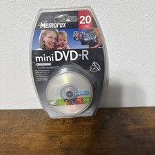 Memorex MINI DVD-R 1.4 GB 30 Min Single Sided 20 Pack New Sealed