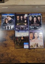The Twilight Saga: The Complete 5-Movie Collection (Blu-ray, 2013) 5 Disc Set!