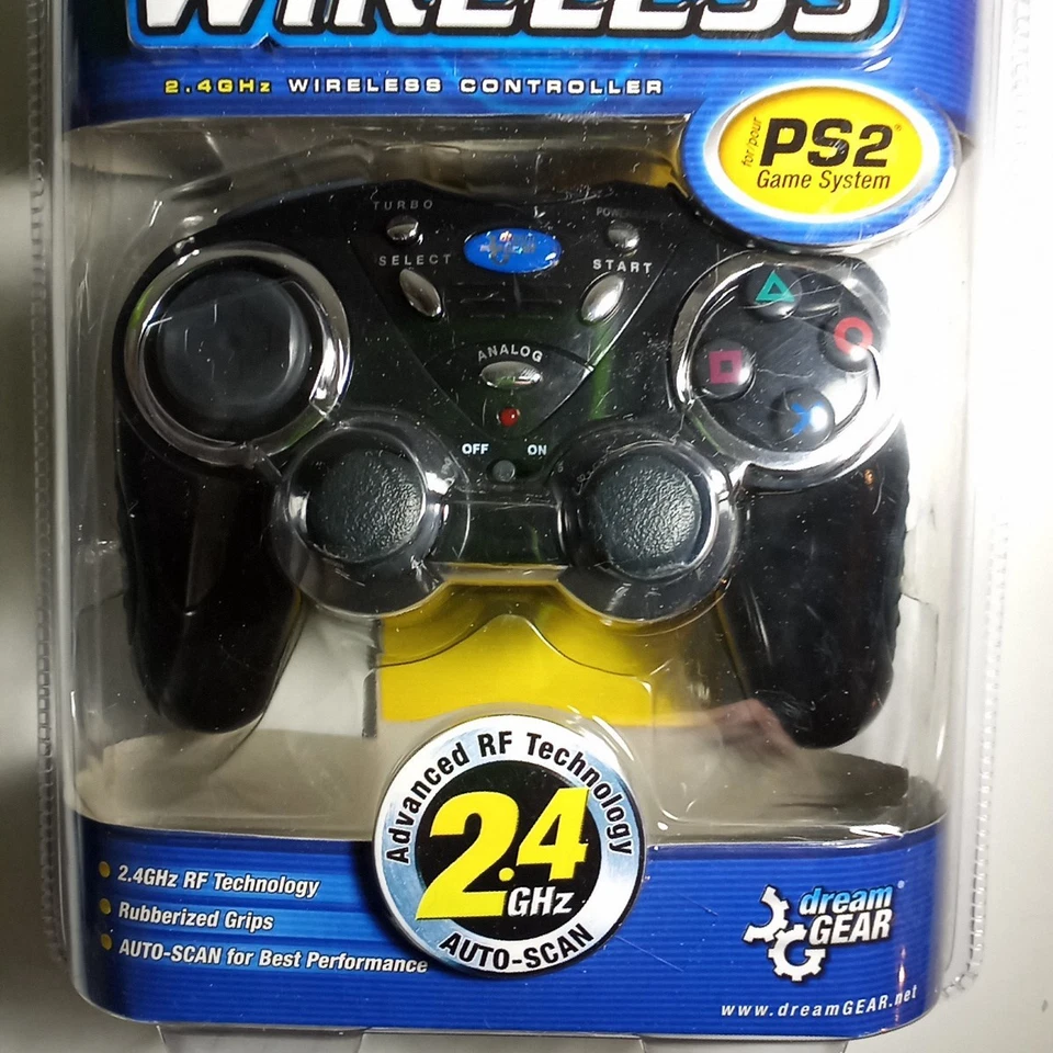 NOS DreamGear PS2 2.4GHz Wireless Controller Freedom Pad Video Game Sony - Image 2 of 4