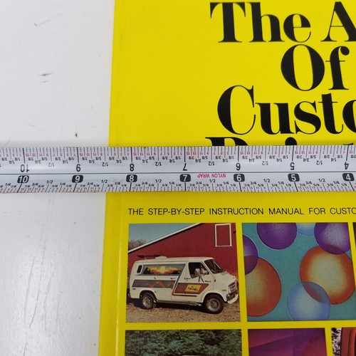The Art Of Custom Painting Metalflake Carl Caiati Hot Rod Rat Van 1973 Original - Picture 10 of 11