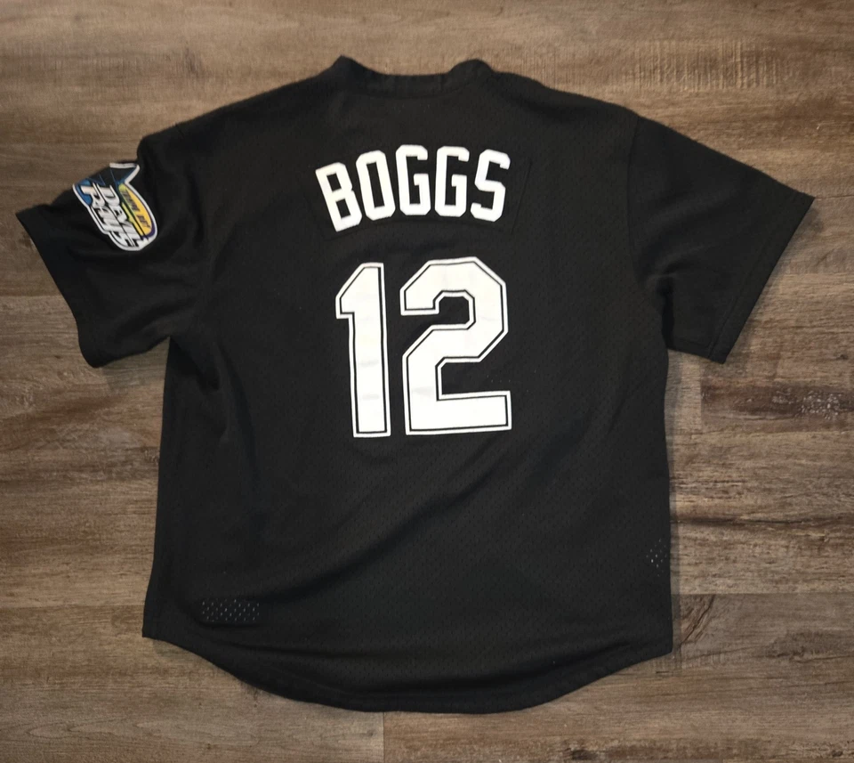Camiseta Wade Boggs Tampa Bay Devil Rays Mitchell And Ness talla 32 MCooperstown Foto 2 de 4