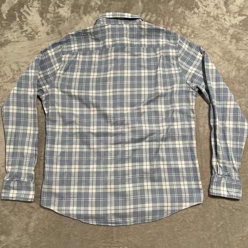 Faherty Shirt Mens XL Blue Flannel Plaid Long Sleeve Soft Button Down White - Picture 5 of 8