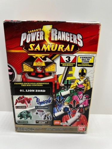 Saban's Power Rangers SAMURAI RED LION ZORD Mega Zord Torso Bandai (2012) Boxed