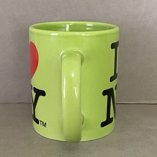 I ❤️ NY Green Love Tasse oder Tasse City Merchandise - kleiner Aufkleber - Bild 3 von 9