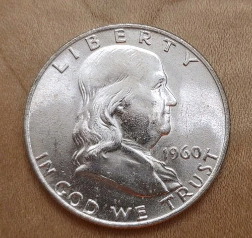 Gem BU 1960-D FBL Franklin Half Dollar