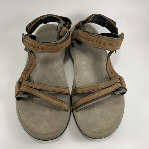Teva Terra Fi Lite Active Sandal Womens Size 10 Sport Brown Leather Water Hiking - Picture 3 of 10