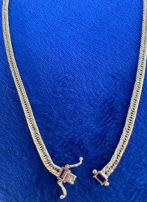アクセサリー K18 Saudi Gold Necklace triple lock 18K Saudi Real Gold Necklace 750 Fine 20” Long Curb Chain