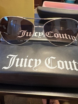 Juicy Couture JU636G/S Aviator Sunglasses Gold Frame Brown  display picture 2