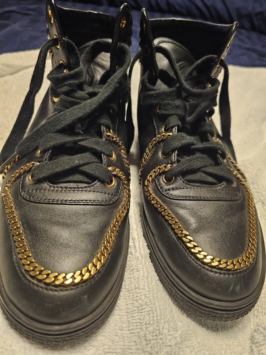 25+ Gucci Black Leather Athletic Shoes for Women for sale