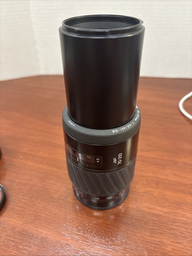 Minolta AF Zoom Camera Lens 70-210 mm 1:4.5-5.6 Macro lens, hood, caps - Picture 5 of 14