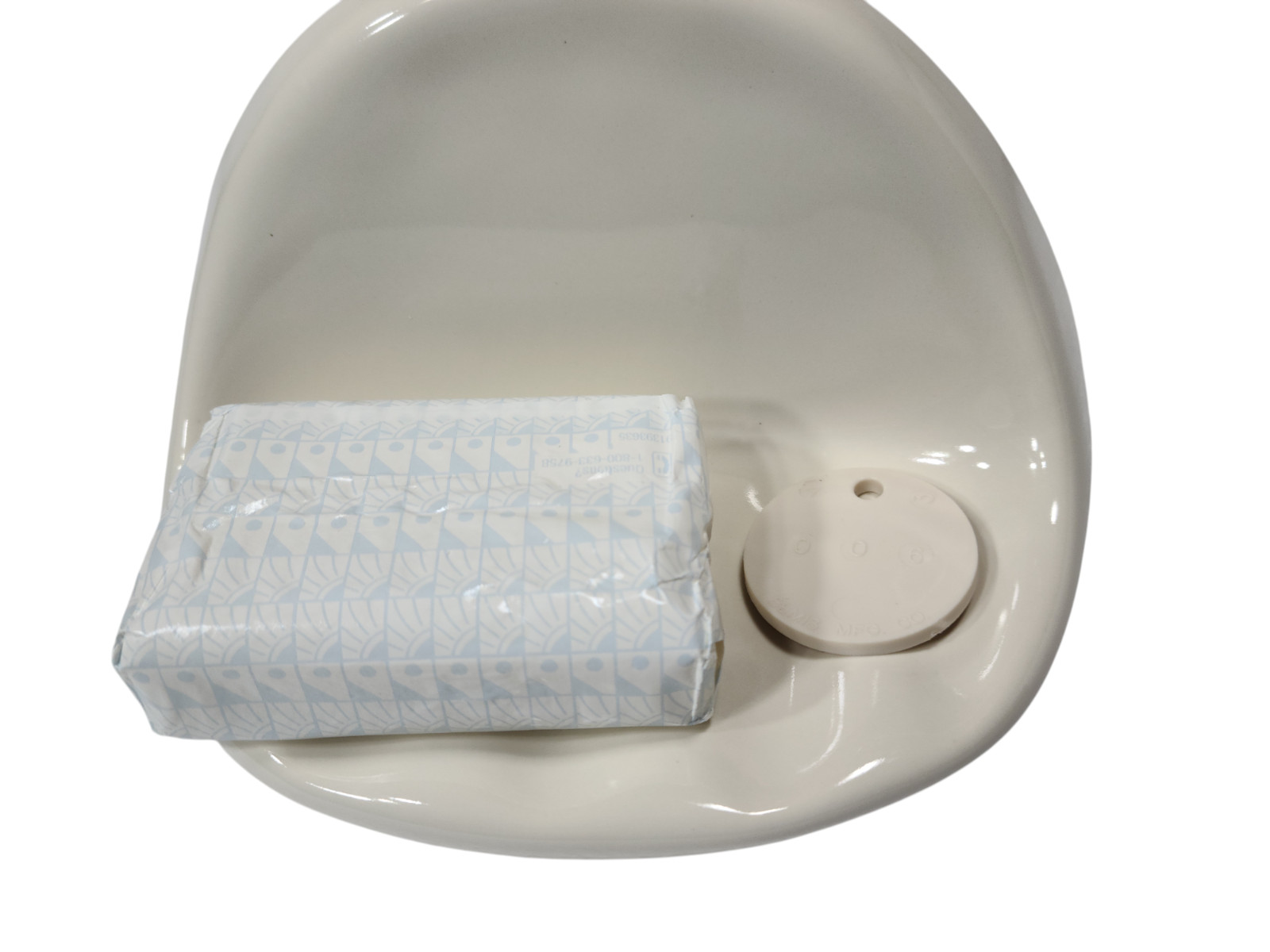 Beige Almond Bone Ceramic Soap Dish Holder Shower Tray Vintage Classic Color 006