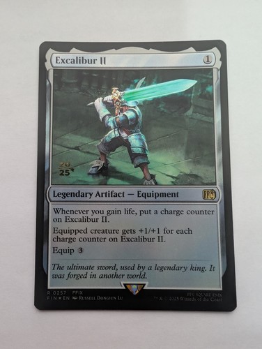 Excalibur II - UB Final Fantasy Prerelease Cards - Foil - (0257) - NM