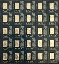 PAMP SUISSE 1g PLATINUM Lady Fortuna (in Assay) 2726.22 per troy oz
