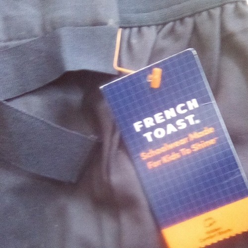 French Toast School Uniform Skirt Girls Navy Blue Pleated Size 12 NWT/(Size 8 T) - Picture 4 of 12