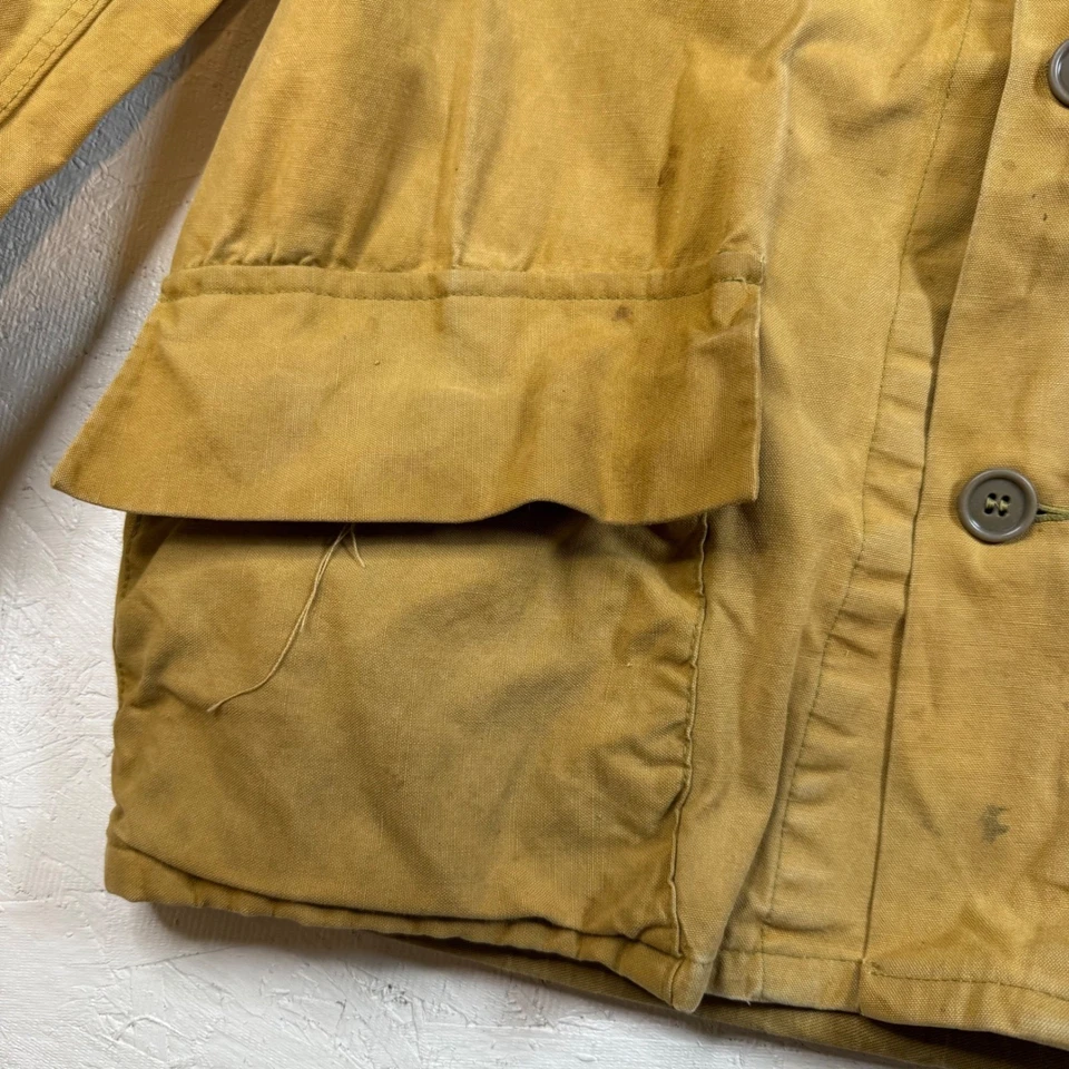 Chaqueta de Trabajo Vintage Marca Bobcat Para Hombres Tostada Cuello Pana Ropa de Trabajo Abrigo para Tareas Foto 4 de 4