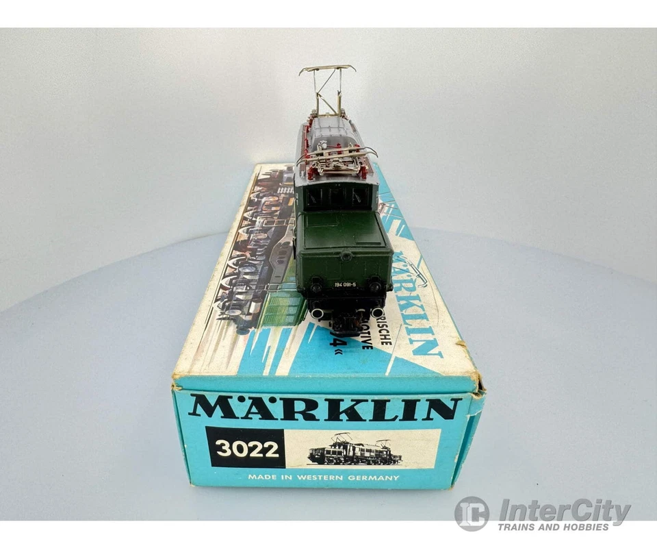 Marklin 3022 HO DB E94 German Crocodile 194 091-5 Analog AC - Image 3 of 3