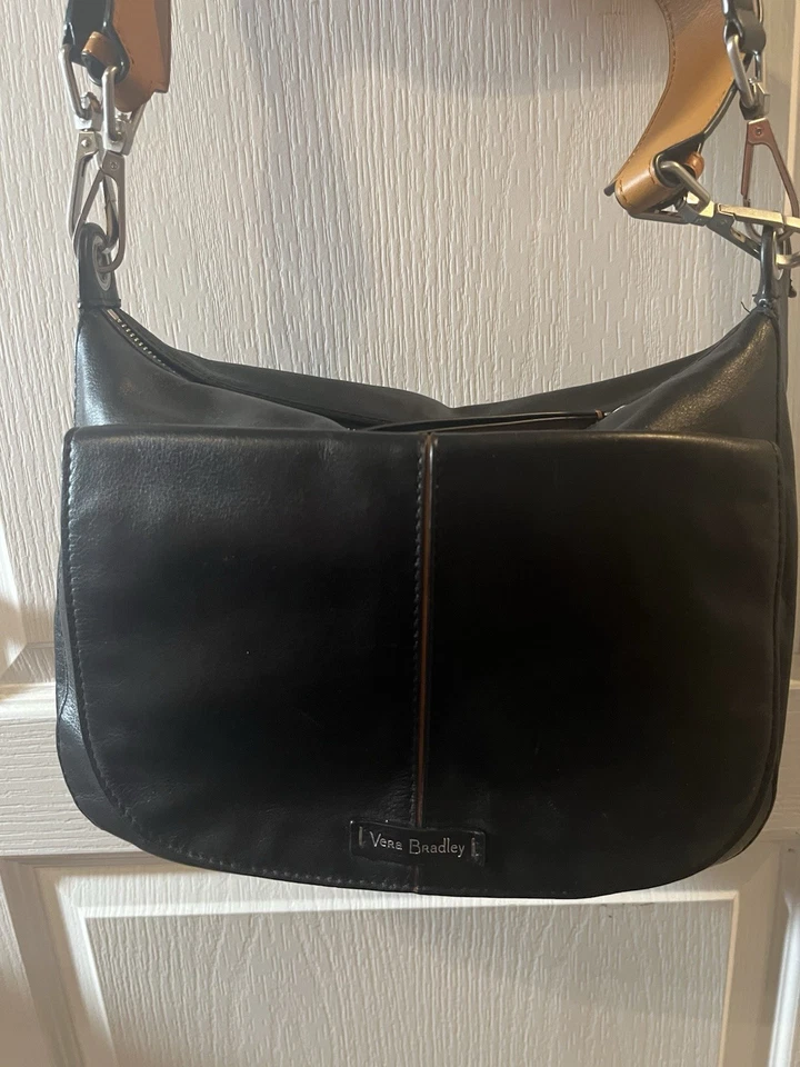 Bandolera cargo de cuero Vera Bradley vintage con correas para el hombro y la bandolera Foto 2 de 4