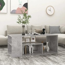 VidaXL Coffee Table Concrete Grey 100x50x40 cm Engineered Wood