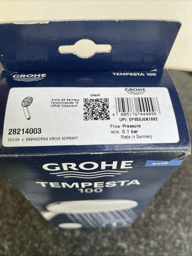 GROHE Tempesta 100 - Handbrause (Durchmesser 10 cm, 2 Strahlarten, Anti-Kalk - Bild 4 von 5