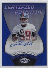 2018 Certified Potential Signatures Mirror Blue 15/50 Lorenzo Carter Auto 0b2
