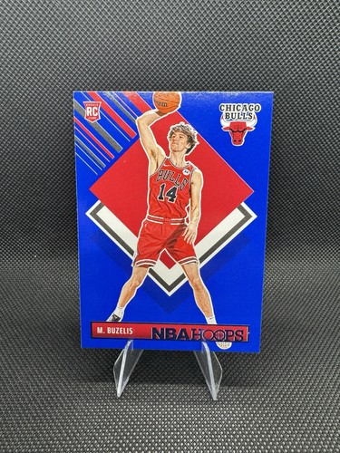 2024-25 Panini NBA Hoops - Hoops Tribute Matas Buzelis #295 Blue (RC)