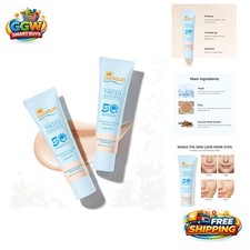 Light Tinted Sunscreen for Face SPF 50 - Moisturizing, All-Ages Protection