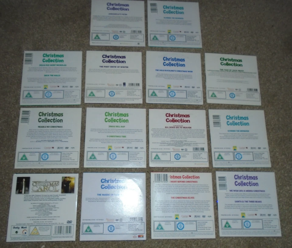 CHRISTMAS COLLECTION FILM PROMO DVDS - COMBINED SHIPPING ALWAYS AVAILABLE! - Image 2 of 2