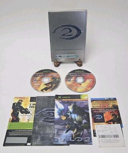 Halo 2: Limited Collector's Edition Steelbook (Microsoft Xbox, 2004) Cib