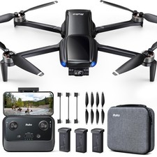 Drone 4K Camera GPS 3 Axis Gimbal 96 Min Flight Black Ruko U11MINI Drones Adults