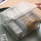  2 Pcs Bead Storage Box Jewelry Decorative Boxes for Holder Organizer