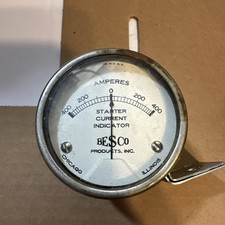Brass Antique Starter Current Indicator Vintage Tester Gauge Ford Model A T Era Brass Antique Starter Current Indicator Vintage Tester Gauge Ford Model A T Era