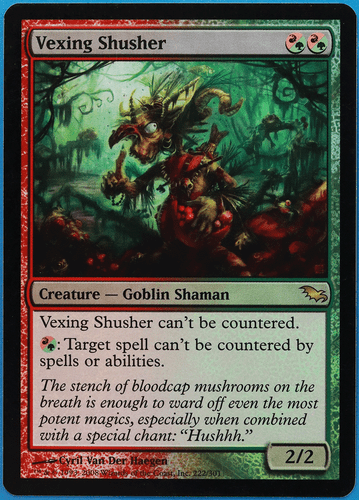 Vexing Shusher FOIL Shadowmoor NM Red Green Rare MTG CARD (ID# 508074) ABUGames - Picture 1 of 2